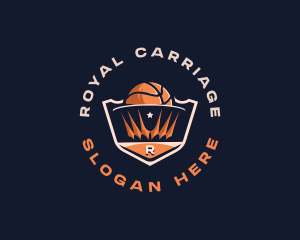 Basketball Crown Competition logo design