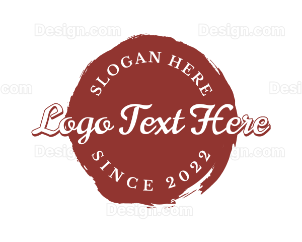 Red Paint Brand Logo