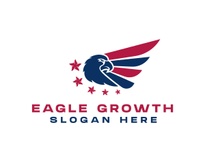 Veteran Eagle Wings logo design