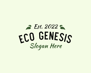 Eco Natural Leaf logo design