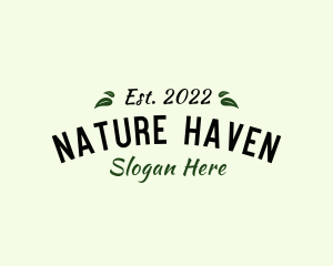 Eco Natural Leaf logo design