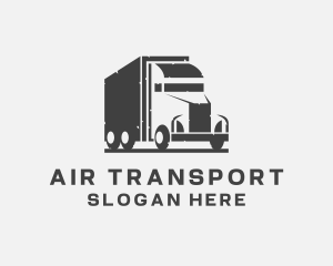 Delivery Freight Truck logo design