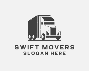 Delivery Freight Truck logo