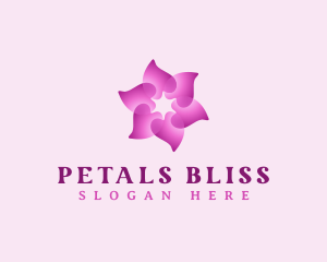 Flower Petal Wellness logo design