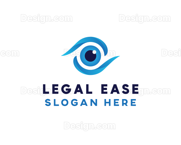 Eye Swoosh Lens Logo