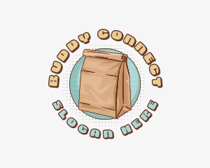 Retro Paper Bag logo design