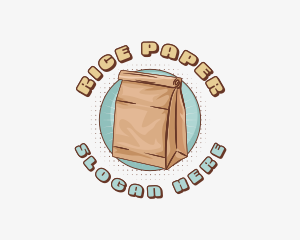 Retro Paper Bag logo design