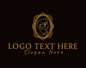 Elegant Pendant Lady  Logo