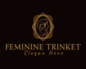 Elegant Pendant Lady  logo design