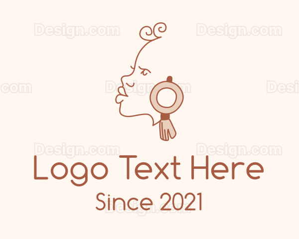 Tribal Woman Earring Logo