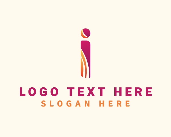 Letter I logo example 3
