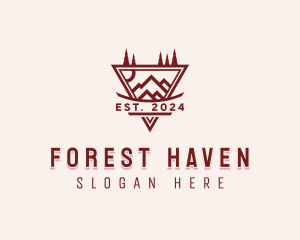 Mountain Forest Park logo design