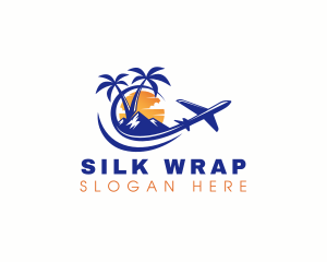 Tropical Airplane Tour logo design