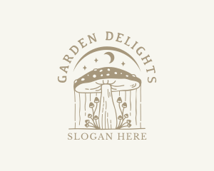 Wellness Herbal Mushroom logo design