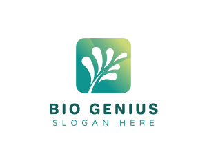 Bio Eco Plant App logo design