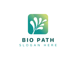 Bio Eco Plant App logo design