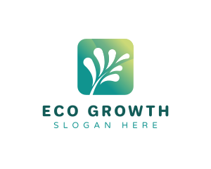 Bio Eco Plant App logo design