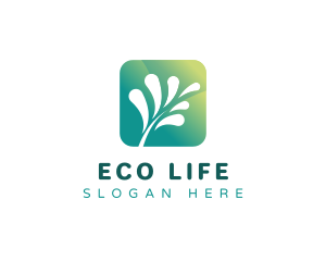 Bio Eco Plant App logo design