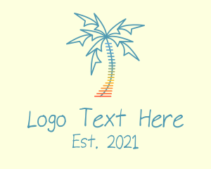 Beach Palm Tree Music logo