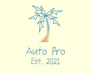 Beach Palm Tree Music logo