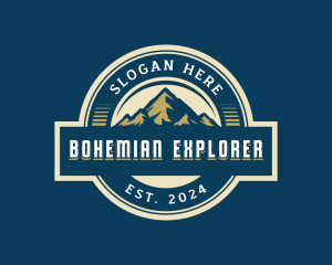 Outdoor Mountain Explorer logo design