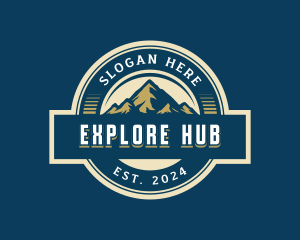 Outdoor Mountain Explorer logo design