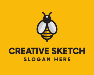 Bee Hive Symbol  logo design