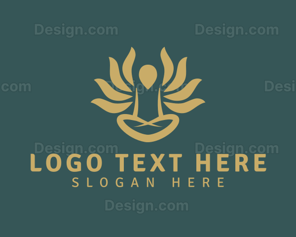 Lotus Flower Yoga Logo