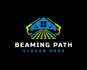 Path Pressure Wash Housekeeping logo design