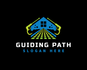 Path Pressure Wash Housekeeping logo design