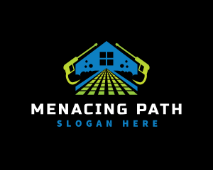 Path Pressure Wash Housekeeping logo design