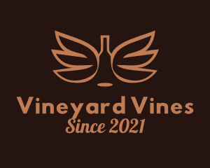 Wine Bottle Wings  logo