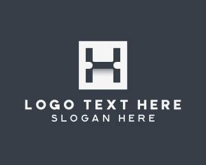 Professional Brand Letter H logo design