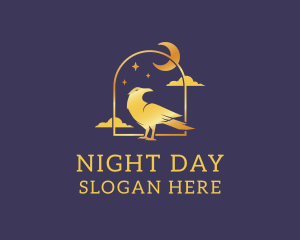 Raven Night Arch logo design