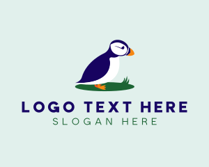 Avian Puffins Bird logo