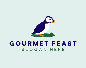 Avian Puffins Bird logo design