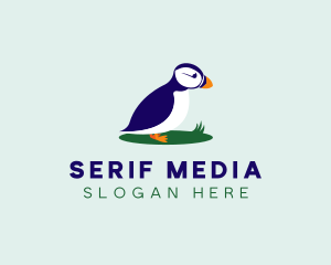 Avian Puffins Bird logo design