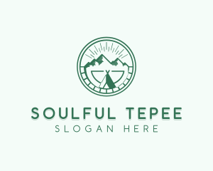 Mountain Range Tepee Camp logo