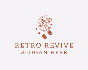 Retro Sausage Snack  logo