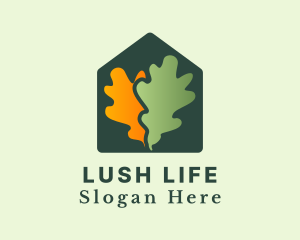 Greenhouse Yard Gardening Leaf logo