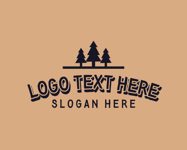 Log Cabin logo example 2