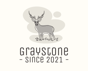 Gray Wild Deer logo