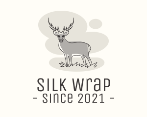 Gray Wild Deer logo design