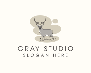 Gray Wild Deer logo