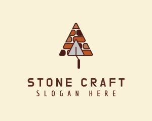 Stone Bricks Towel logo design