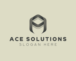 Professional Agency Letter A logo design