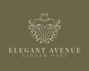 Elegant Fashion Mannequin logo design