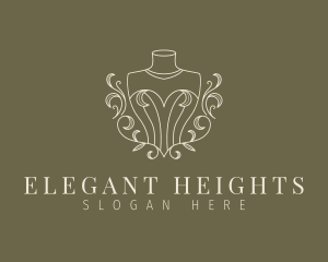 Elegant Fashion Mannequin logo design