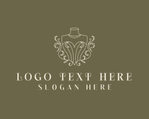 Elegant Fashion Mannequin logo design