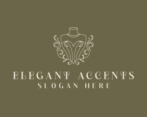 Elegant Fashion Mannequin logo design